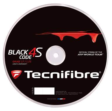 גידים למחבט Tecnifibre Black Code 4S 17 1.25mm 200M Reel : image 1